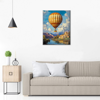 Heißluftballon - Malen nach Zahlen
