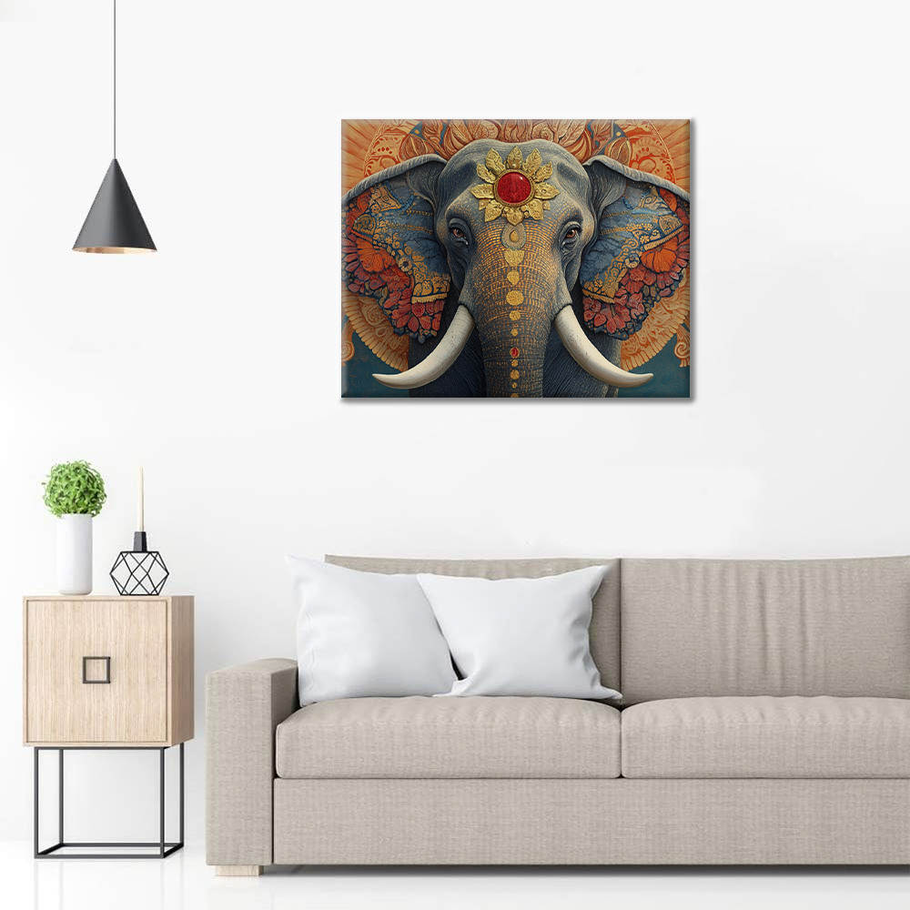 Heiliger Elefant - Malen nach Zahlen