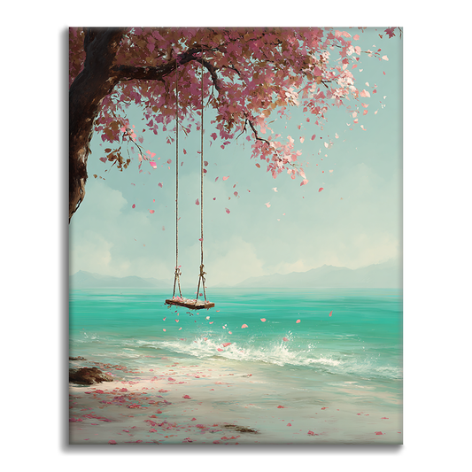 Sakura-Schaukel - Malen nach Zahlen