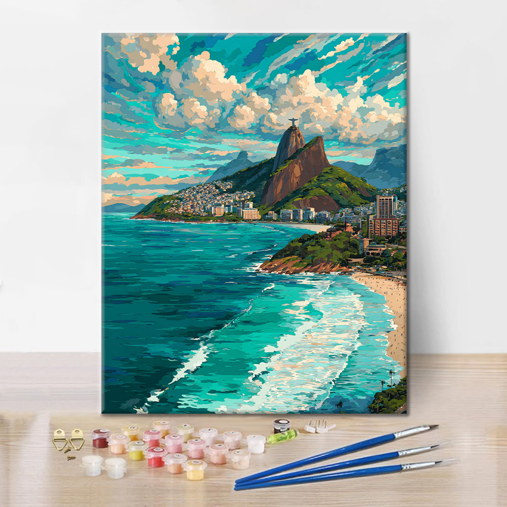 Rio de Janeiro - Malen nach Zahlen
