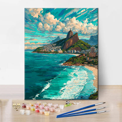 Rio de Janeiro - Malen nach Zahlen