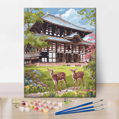 Todai-ji-Tempel - Malen nach Zahlen