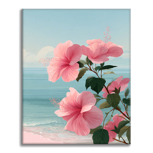 Rosa Gezeiten – Malen nach Zahlen