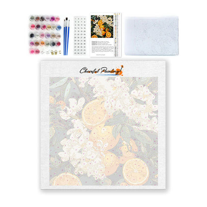 Citrus Blossom – Mini-Malen nach Zahlen