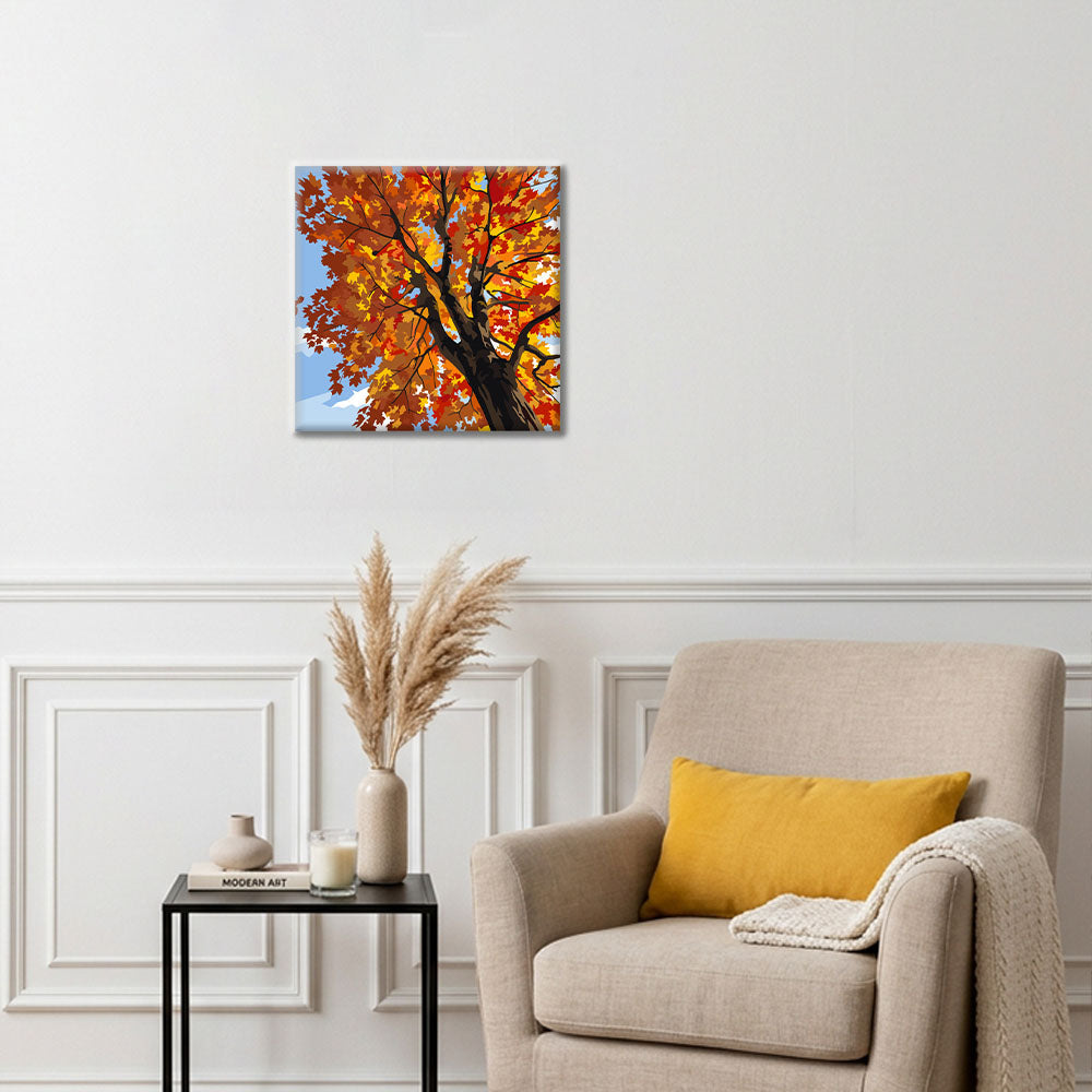 Maple Sky Harmony – Mini-Malen nach Zahlen