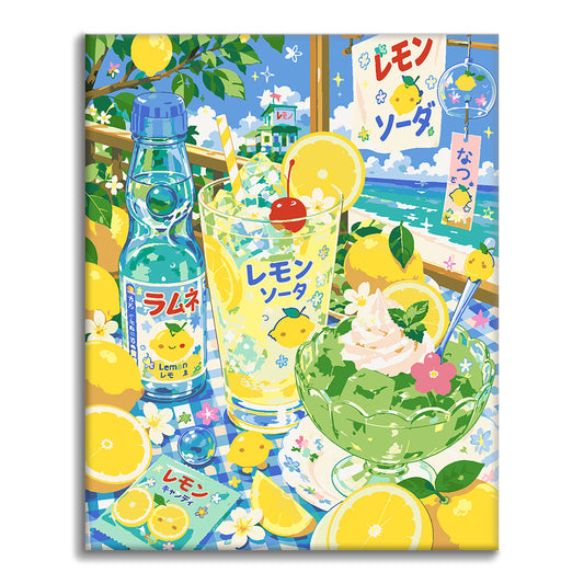 Sunny Lemon Dream – Malen nach Zahlen