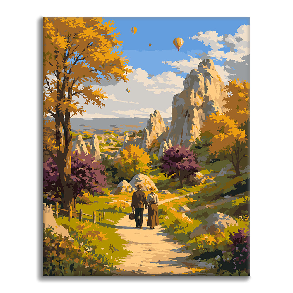 Autumn Mountain Rider – Malen nach Zahlen