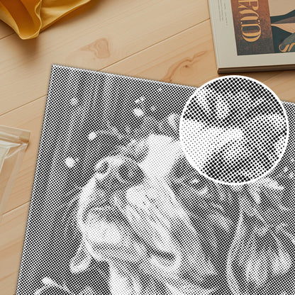 Berner Sennenhund – Malen mit Punkten