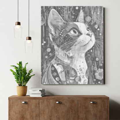 Calico-Katze – Malen mit Punkten