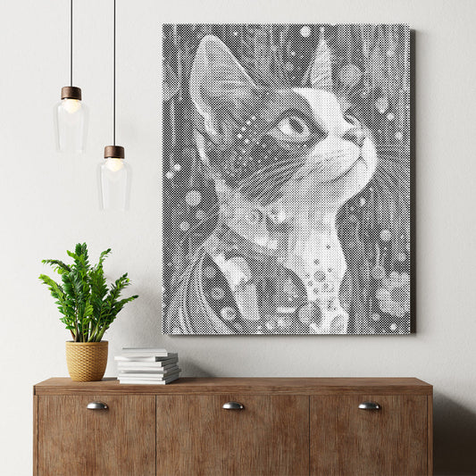 Calico-Katze – Malen mit Punkten
