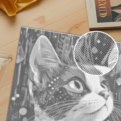 Calico-Katze – Malen mit Punkten