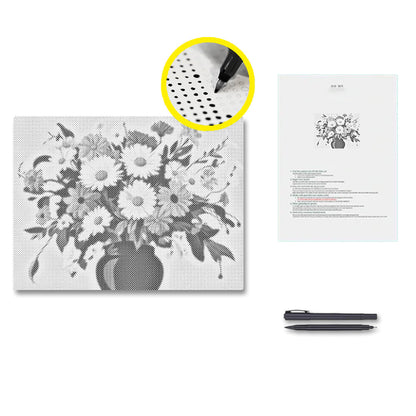 Goldene Harmonie – Malen mit Punkten