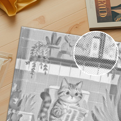 Kitty liest – Malen mit Punkten