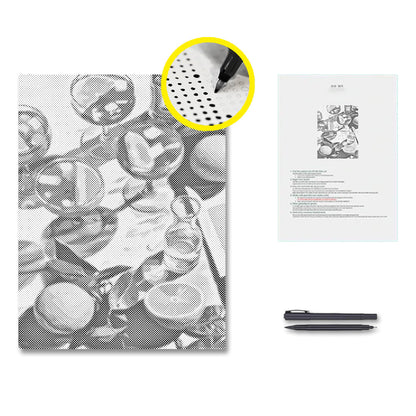 Sonnige Getränke – Malen mit Punkten