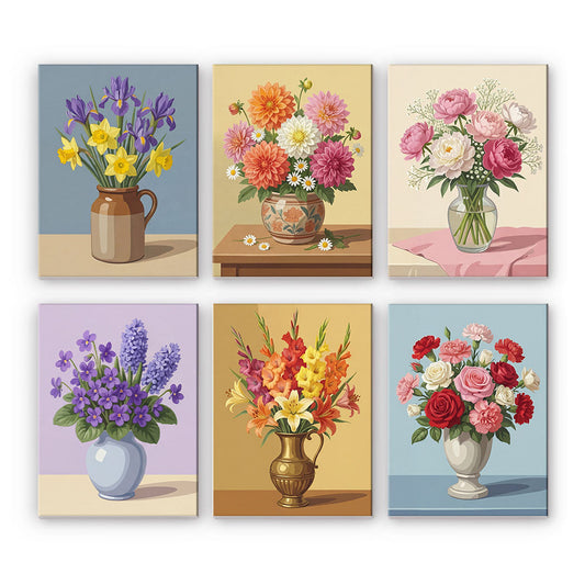 Blumen in Vasen