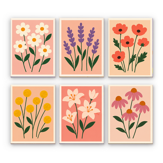 Einfache Gartenblüten