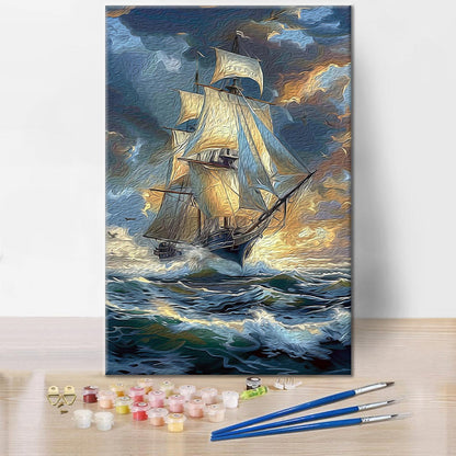 Velero - Pintura por números
